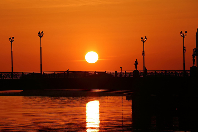 世界三大夕日の街釧路